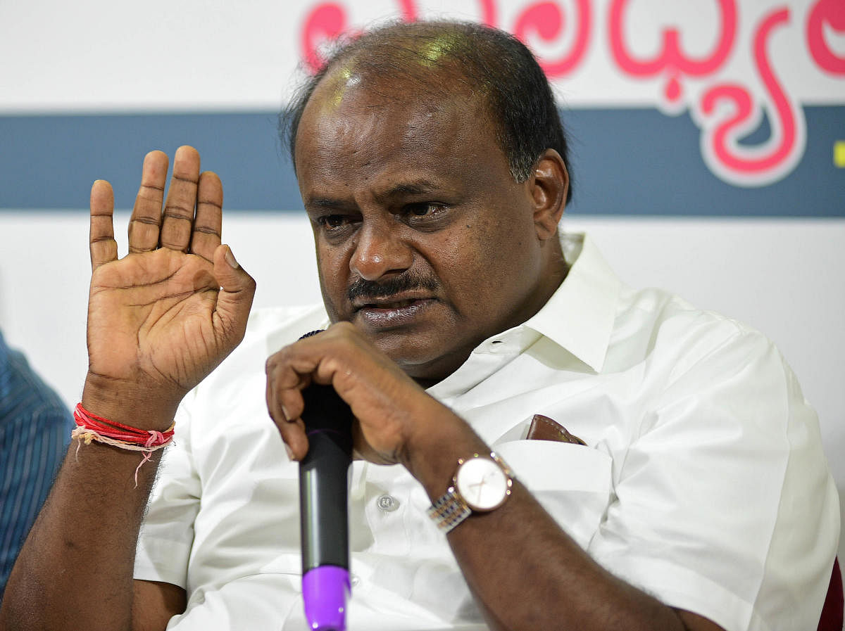 Karnataka Chief Minister H D Kumaraswamy. File photo