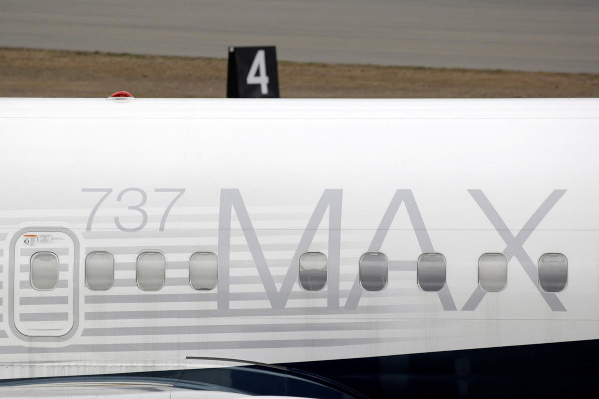 A Boeing 737 MAX 8 aircraft is parked at a Boeing production facility in Renton, Washington. (Reuters File Photo)