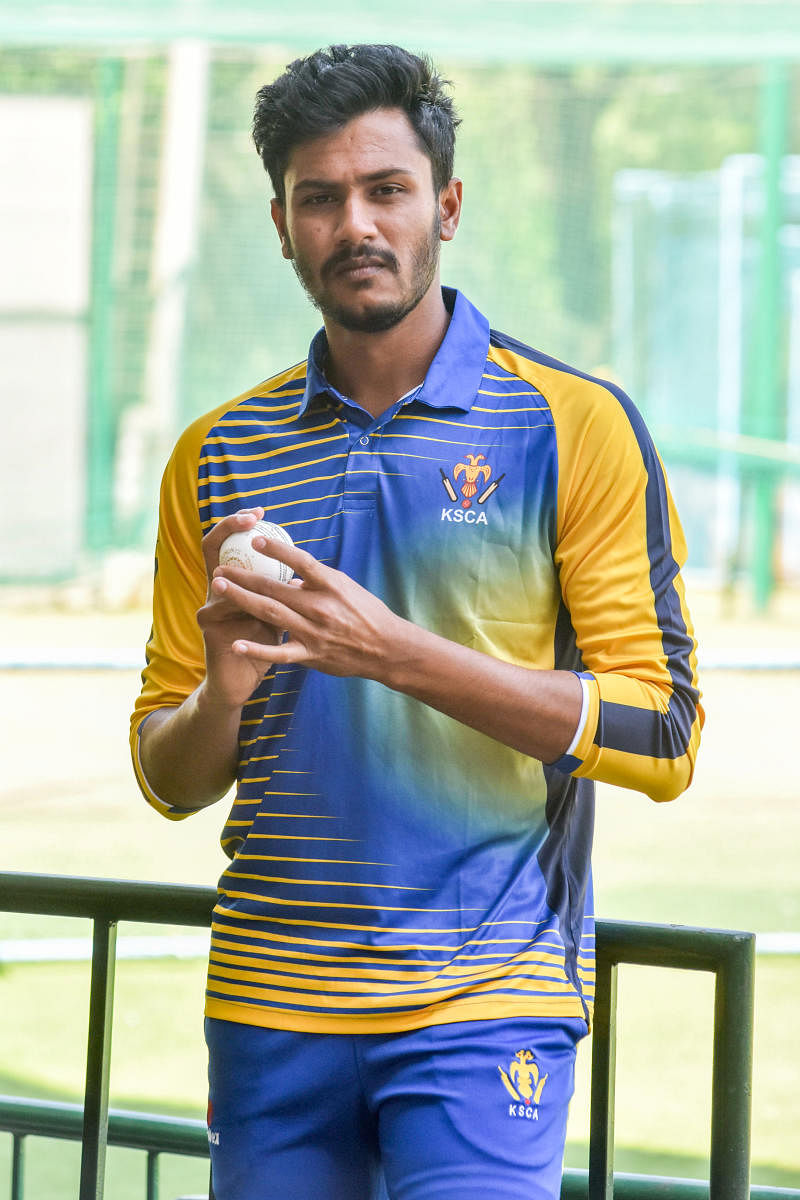 bright beginning Karnataka medium-pacer V Koushik says he will be focusing on improving his fitness as he looks to fine-tune his craft. DH photo/ S K Dinesh