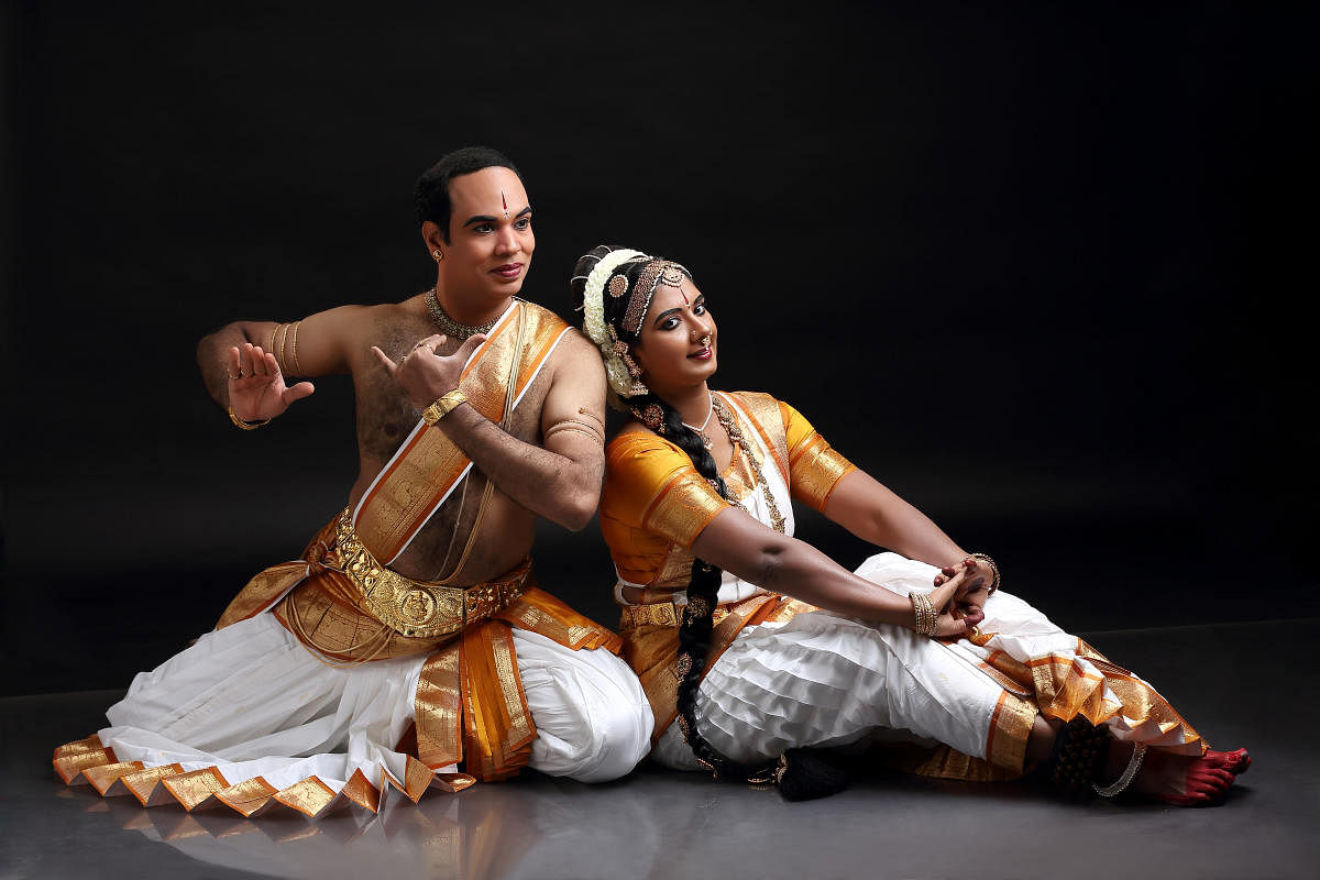 In sync Dancers Kishore and Padmavani Mosalikanti