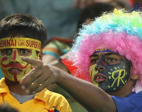 Cricket fans during an IPL 6 between Rajasthan Royals and Chennai Super Kings in Jaipur / PTI file photo