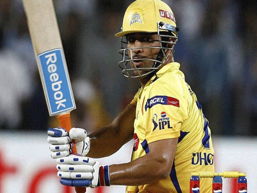 Chennai Super Kings skipper Mahendra Singh Dhoni won the toss and elected to bat against Delhi Daredevils in the Indian Premier League. PTI file photo
