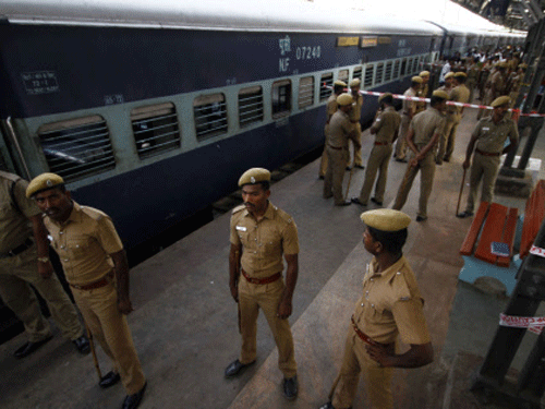 An inquiry by Railways' safety wing into the May 1 low-intensity bomb blast on Bangalore-Guwahati Express at the Chennai Central Railway station, which killed a woman passenger, has concluded that it was an act of sabotage. AP file photo