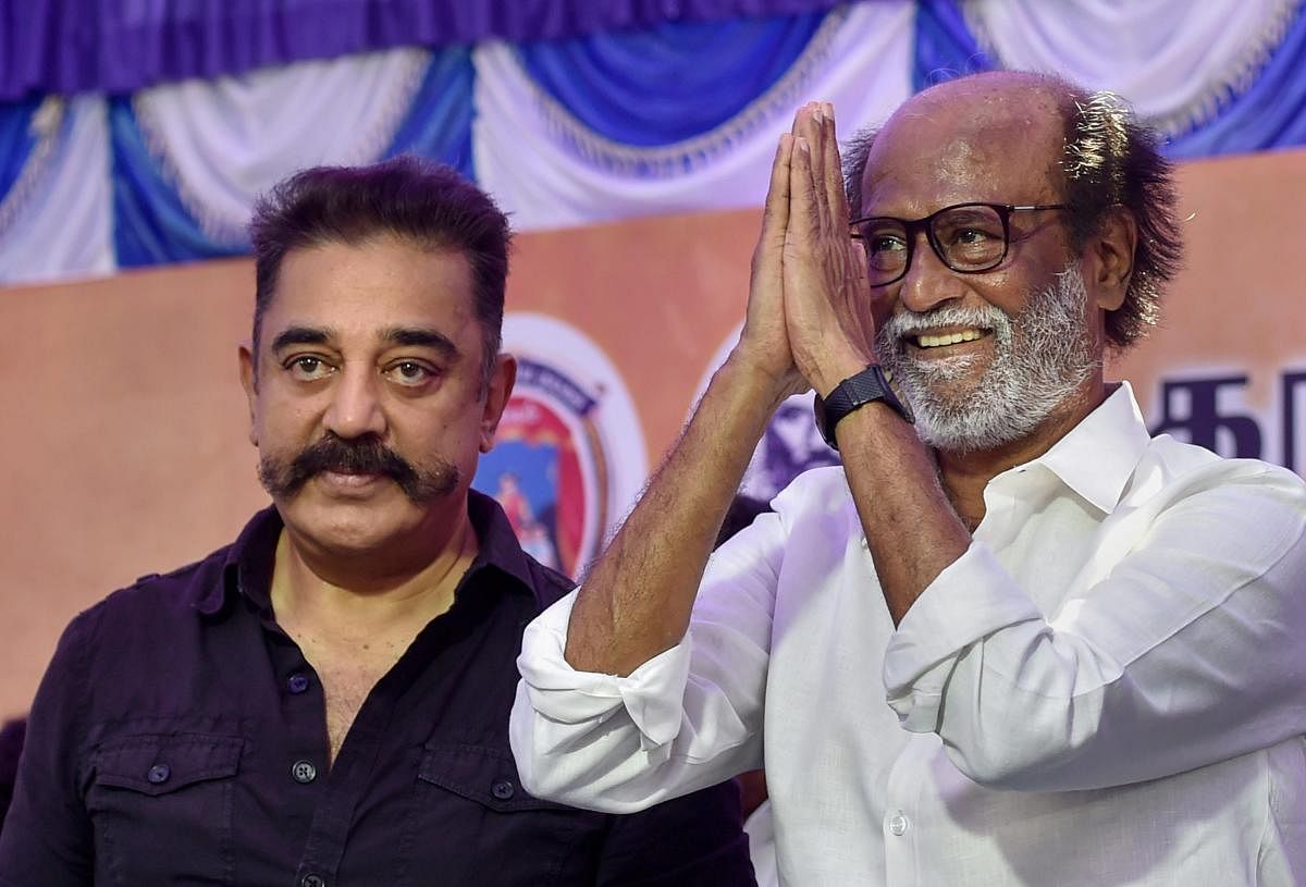 'Playing IPL matches here when the whole of Tamil Nadu is agitating for Cauvery (management board) will be an embarrassment,' Rajinikanth told reporters in Chennai referring to the opposition from different quarters to the event. PTI photo