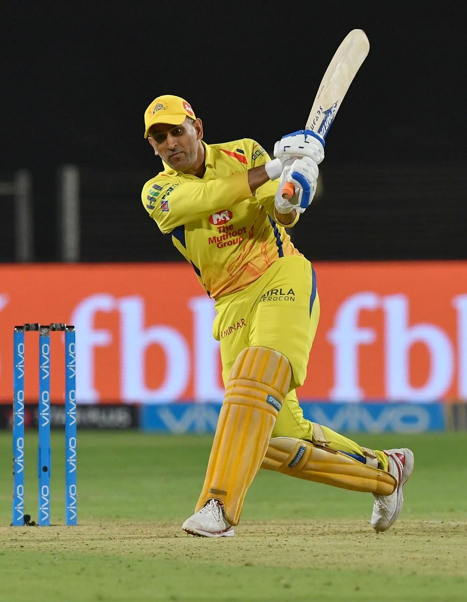 Chennai Super Kings captain MS Dhoni has been effective in his team's march to the play-offs. File Photo