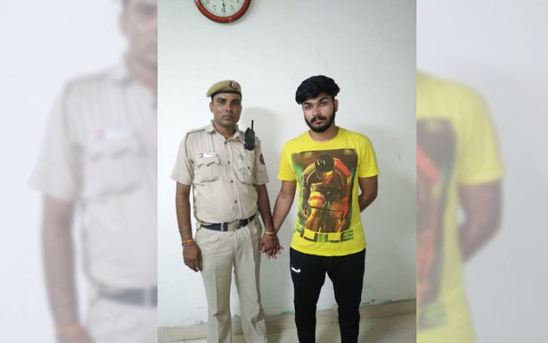 The main accused, Rohit Tomar, 21, was arrested Friday after Union Home Minister Rajnath Singh tweeted that the video has come to his notice and he has directed Delhi Police Commissioner Amulya Patnaik to take necessary action in the matter. (ANI Photo/Twitter)
