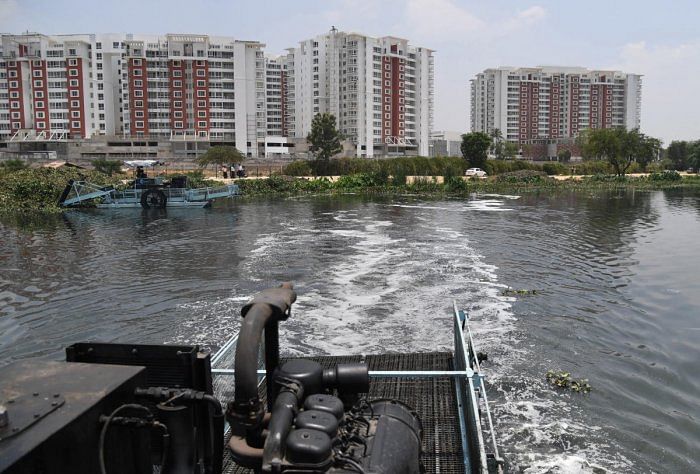In February, the apex court issued an order reversing the National Green Tribunal's order to maintain a 75-metre buffer zone around lakes, which the Karnataka government had challenged in the court. (DH File Photo)