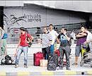 Operations at Terminal 3 at the Indira Gandhi International airport were affected for almost four hours on Sunday. AFP