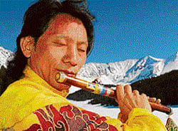 devoted Tibetan flautist Nawang Khechog.