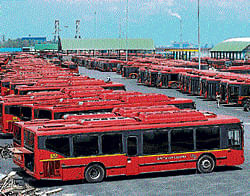 The messages were displayed on the rear windshield of 500 low-floor buses for a month at the rate of Rs 20,000.