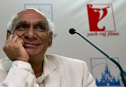 In this June 12, 2007 file photo, Yash Chopra, chairman of Yash Raj Films, attends a press conference in Mumbai, India. Bollywood movie mogul Chopra died Sunday, Oct. 21, 2012 in Mumbai more than a week after he contracted dengue fever, a doctor said. He was 80. AP Photo
