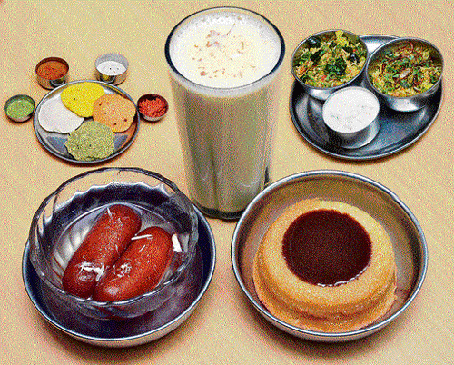 assorted; Usher winter in South Indian style with dishes designed especially for the season.