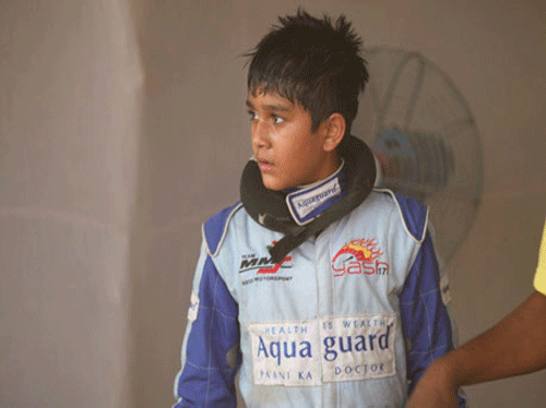 Yash Aradhya, a 13-year-old schoolboy from Bengaluru, will be representing India in the CIK-FIA Academy Trophy karting series to be held across Europe later this year. Photo Courtesy: www.yasharadhya.com