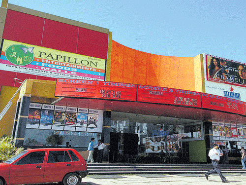 Multiplex fares capped, Kannada films made must. DH file photo
