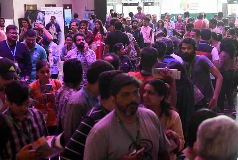 Visitors at the BIFFes 2019. DH Photo by B H Shivakumar
