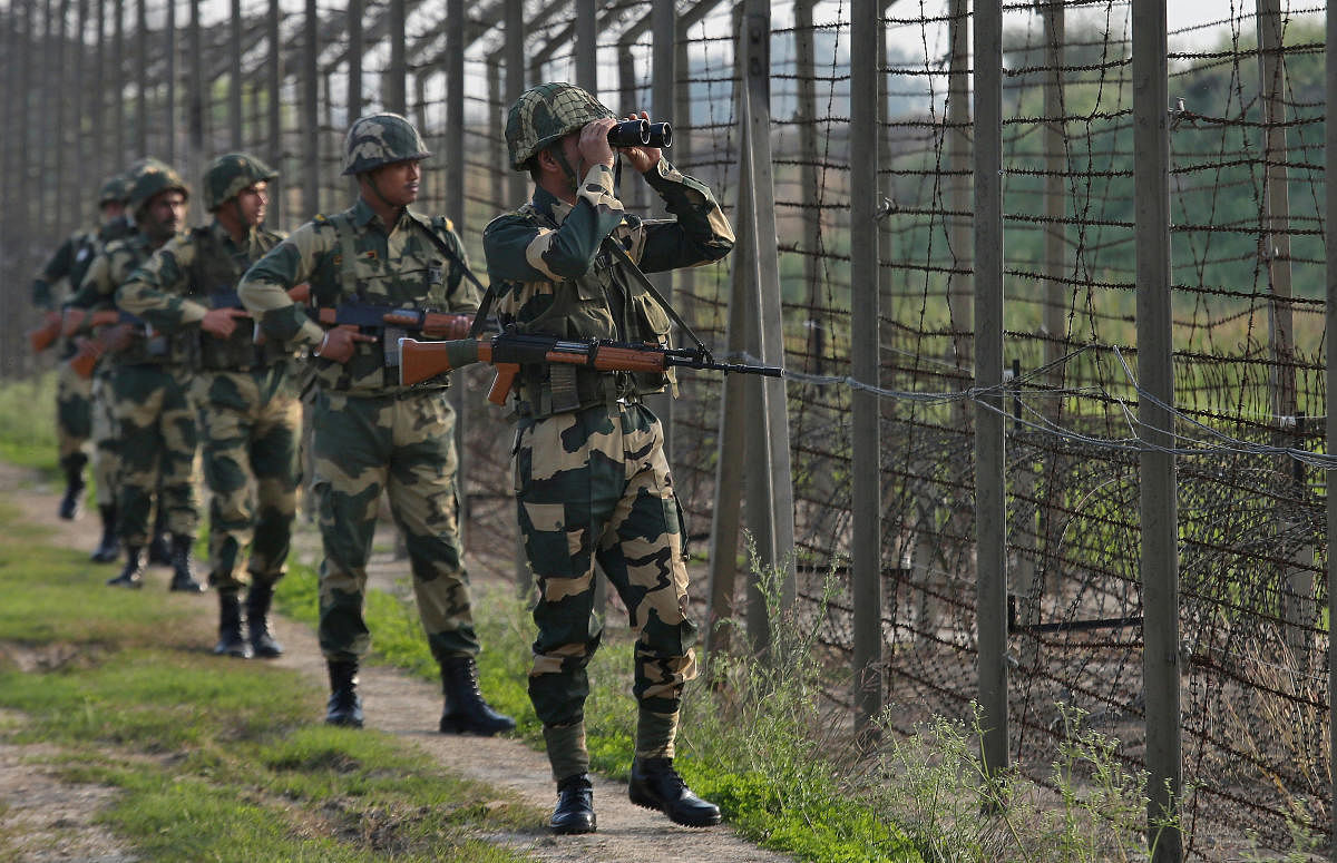Pakistani troops have violated the ceasefire over 110 times along the LoC since January. Reuters File Photo