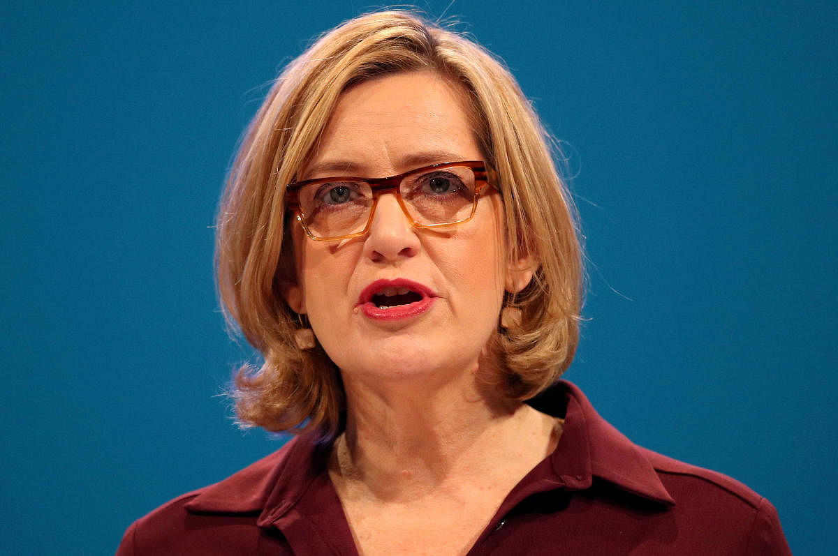 Britain's Home Secretary Amber Rudd. Reuters File photo