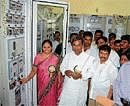 more power: Energy Minister Shobha Karandlaje, Opposition Leader in Legislative Assembly Siddaramaiah dedicating 220 KV power receiving unit at Vajamangala in Mysore taluk on Tuesday. MLC Siddaraju and others are seen. DH photo