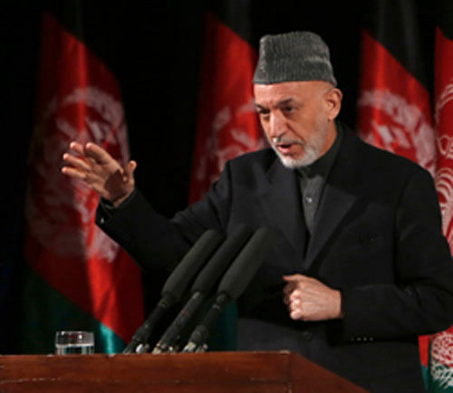 Hamid Karzai. File
