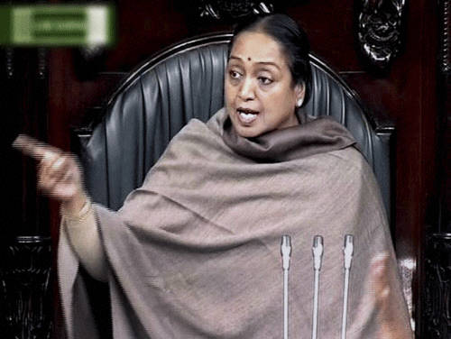 The notices for no-confidence motion, given by the three members including G V Harsha Kumar of Congress, could not be taken up as Speaker Meira Kumar's repeated pleas to the agitated members went unheeded. PTI photo