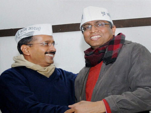 Aam Aadmi Party (AAP) leader Ashutosh said Friday Delhi Lt. Governor Najeeb Jung is working as a Congress agent and questioned of his letter to the solicitor general on the Lokpal bill. PTI File Photo