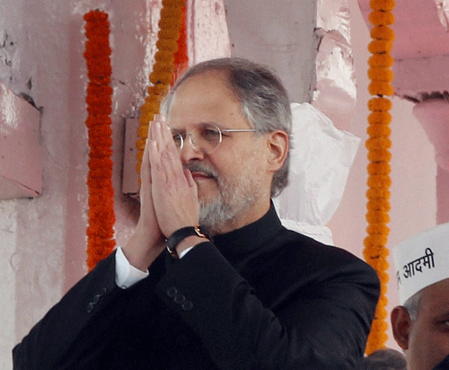 Delhi Lt. Governor Najeeb Jung has told the Delhi assembly not to consider the Jan Lokpal bill as he has not okayed it but the AAP said it was determined to go ahead with the bill. PTI File Photo