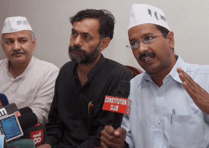 Kejriwal said he was writing this letter to draw Sampath's attention towards ''shocking'' revelations that have come to light in a sting operation telecast by a TV news channel recently. PTI file photo