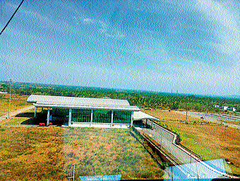 A DH File photo of Mysore Airport at Mandakalli.