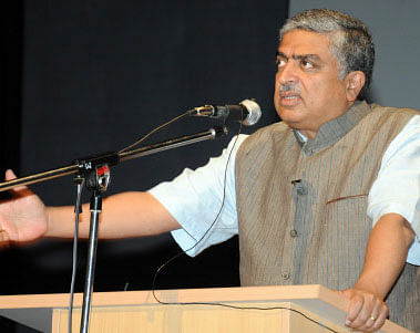 Former Infosys founder and Congress candidate from Bangalore South, Nandan Nilekani,today said the Aam Aadmi Party is not a factor in the Lok Sabha elections and it is a party with 'agitational DNA'. DH File Photo