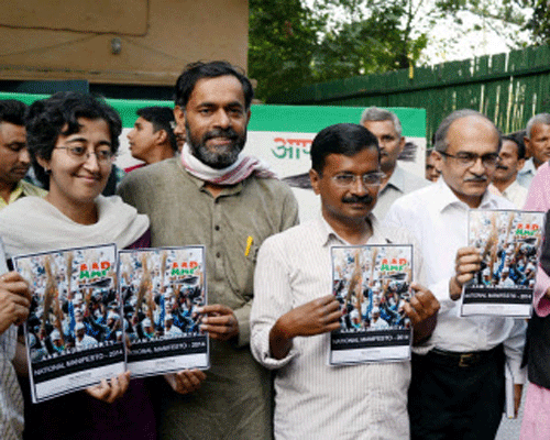 AAP's initiative to field a visually impaired candidate in the Lok Sabha polls has instilled hope among the disabled community across the national capital which feels the party will push for the Disability Rights Bill if it comes to power, PTI photo