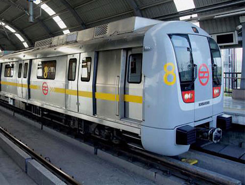 A spark in a Delhi Metro coach Friday caused panic and passengers were deboarded on the track between two Metro stations, an official said, but clarified no fire was reported. PTI file photo. For representation purpose