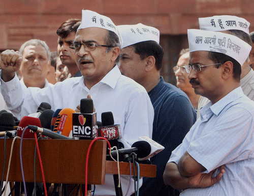 ''We need adequate central forces in Varanasi to ensure that the campaign and the election can be conducted peacefully and fairly there.''  party leader Prashant Bhushan said in a letter to the Election Commission. PTI File Photo