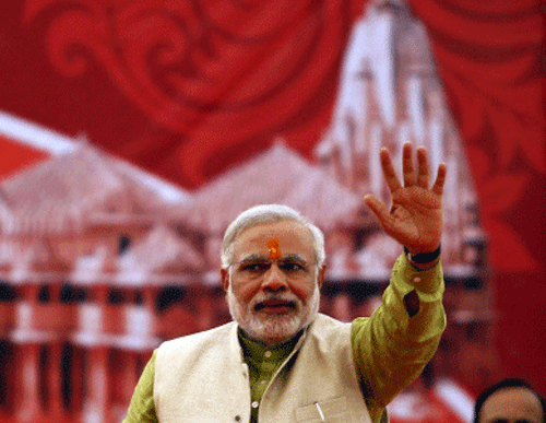 BJP's prime ministerial candidate Narendra Modi. Reuters File Photo