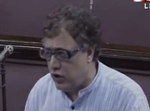 In the Rajya Sabha, Derek O'Brien said his party would play the role of a constructive opposition, but would oppose when necessary. TV grab
