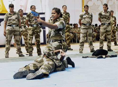 A lethal women commando squad trained in Filipino martial art and capable of neutralising a threat using innocuous objects like pen or hairpin would now patrol coaches and stations of Delhi Metro to ensure safety of passengers, especially women / PTI Photo