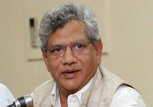 CPM leader Sitaram Yechury demanded the resignation of the minister. He also objected to Deputy Chairman PJ Kurien's decision to allow Home Minister Rajnath Singh to give statement on killing of CRPF personnel in Chhattisgarh without giving the opportunity to seek clarifications. PTI file photo