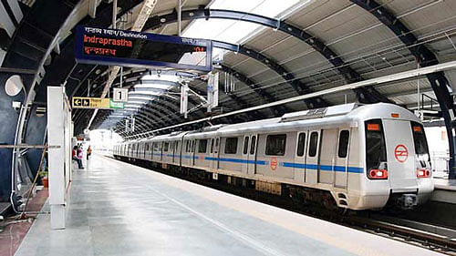 <div class="paragraphs"><p>Delhi Metro train.</p></div>