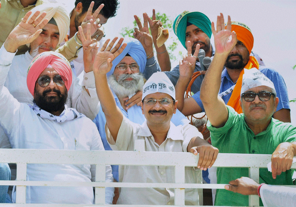 That the AAP factor is going to influence the  February 2017 assembly polls in Punjab can be seen from the fact that the two  main, and traditional, political players in the state - the ruling Shiromani  Akali Dal and the opposition Congress - have realised that the new party is  giving them a tough fight. PTI File photo
