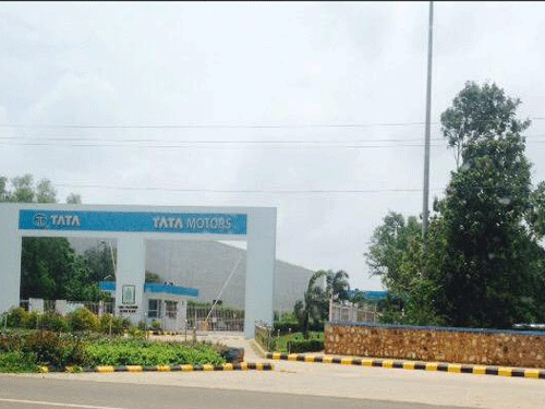 Tata Motors today said a lockout has been declared at the Dharwad plant of one of its subsidiaries, Tata Marcopolo Motors, following 'illegal strike' by workmen over wage negotiations.