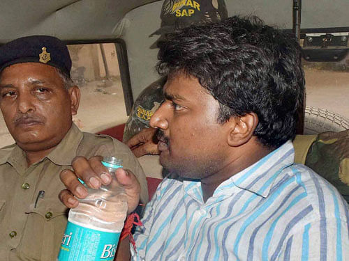 Rocky whose real name is Rakesh Ranjan Yadav is the son of ruling JD(U) MLC Manorama Devi in Bihar. He allegedly shot dead 20-year-old Aditya Sachdeva for overtaking his vehicle and was arrested from his father's mixer plant in Gaya district on Tuesday. Police also recovered the Beretta pistol which was used in the crime. PTI file photo