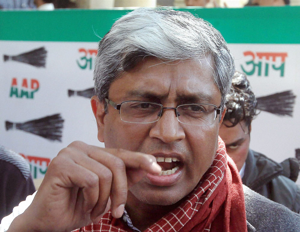 AAP's spokesperson Ashutosh said Patel's offer to resign was the 'first big success' of the Gujarat unit of his party. PTI File Photo.