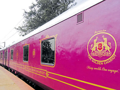 Tickets for the Dasara special and domestic travel by Golden Chariot would be sold through various tourism portals soon. dh file photo