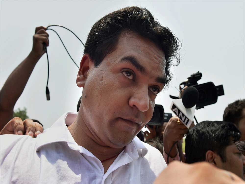 Yesterday, ruckus ensued at Mishra's protest site after Bhardwaj stormed in and attempted to assault him. Police officials and his aides caught hold of Bhardwaj. PTI file photo