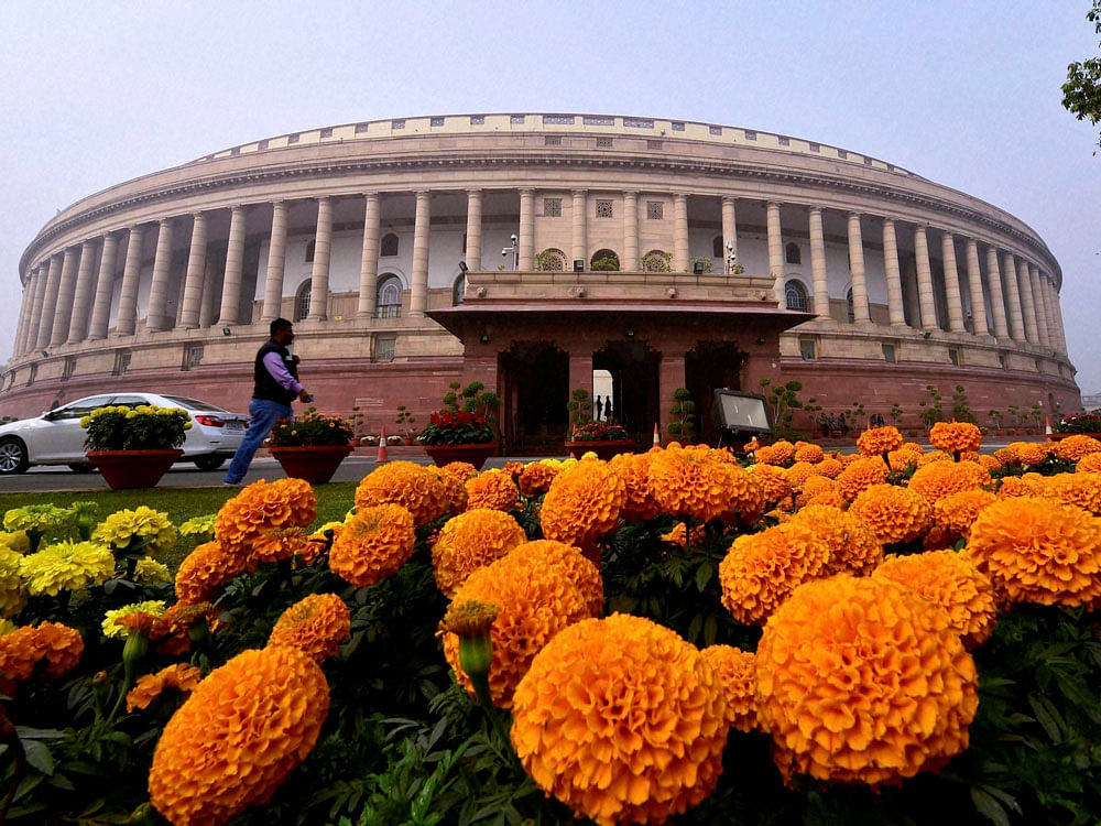 The commencement of the monsoon session of the Parliament will coincide with the voting of the Presidential polls. photo credit: PTI.