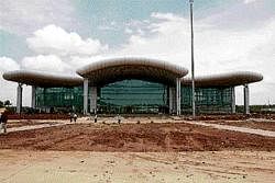 A view of the modernised airport at Mandakalli, on the Mysore-Nanjangud Highway. DH Photo