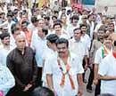 Bellary ministers launch rally to counter Congress padayatra