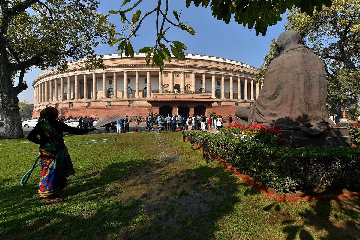 A view of the Parliament House in New Delhi. (PTI file pic)