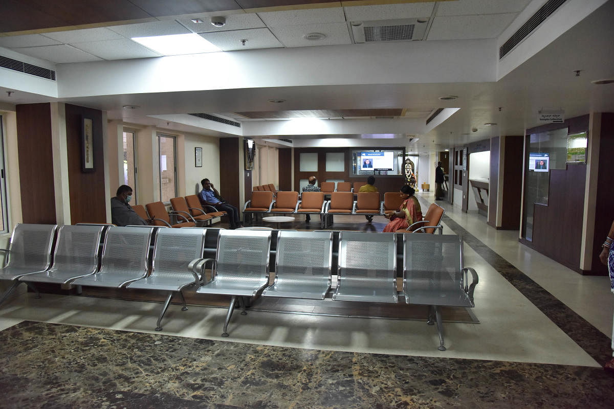 An empty hospital in Bengaluru.