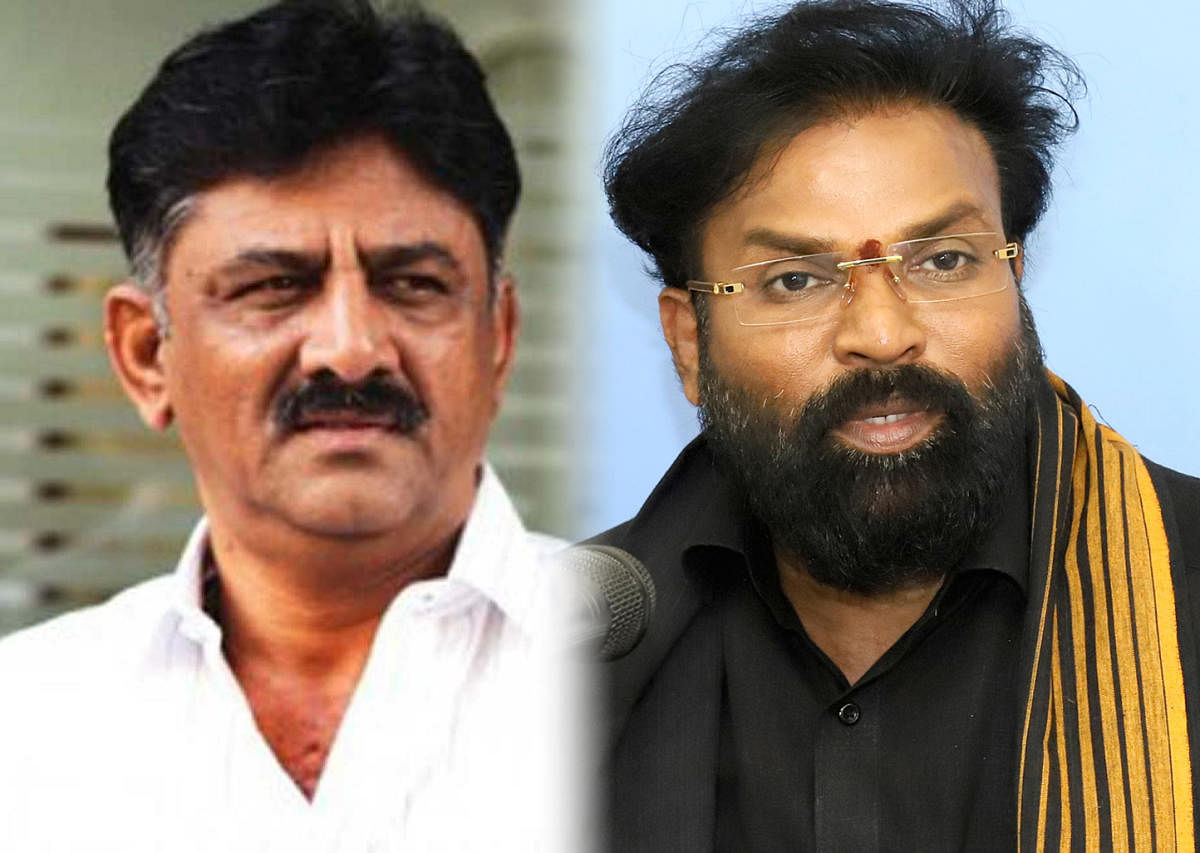 The bypoll will be a prestige battle for Water Resources Minister D K Shivakumar (left) and BJP leader B Sriramulu. (DH Photo)