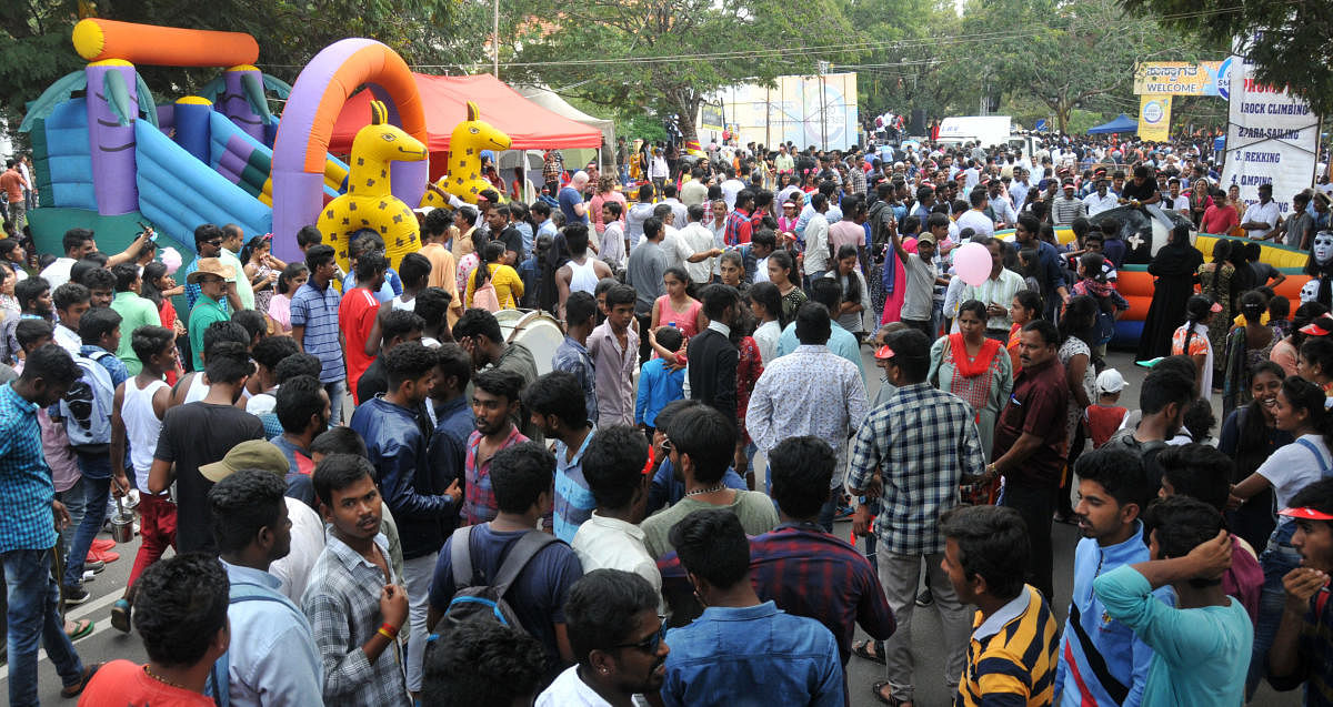 Open Street Fest is organised as part of Mysuru Dasara celebrations.